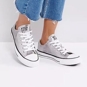 Silver converse